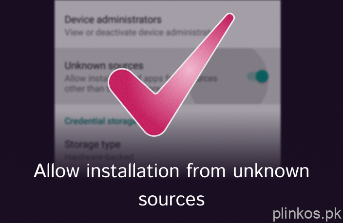Check the settings of your Android phone, allow installations from unknown sources if necessary