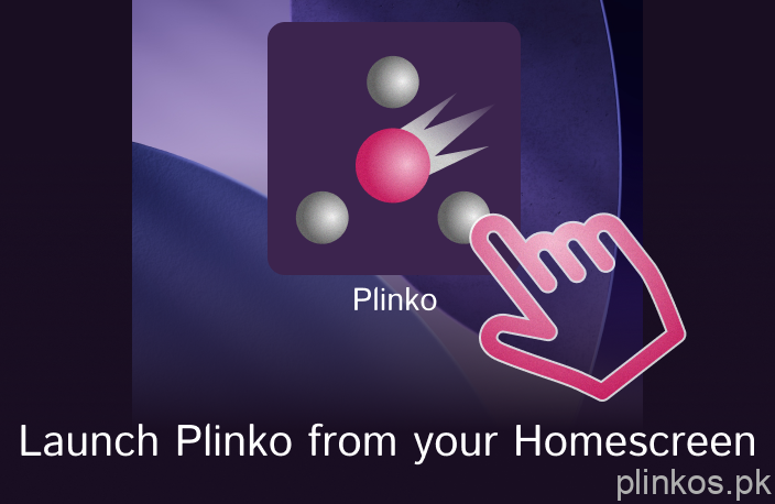 Launch the selected casino with Plinko App directly from your iPhone Home Screen