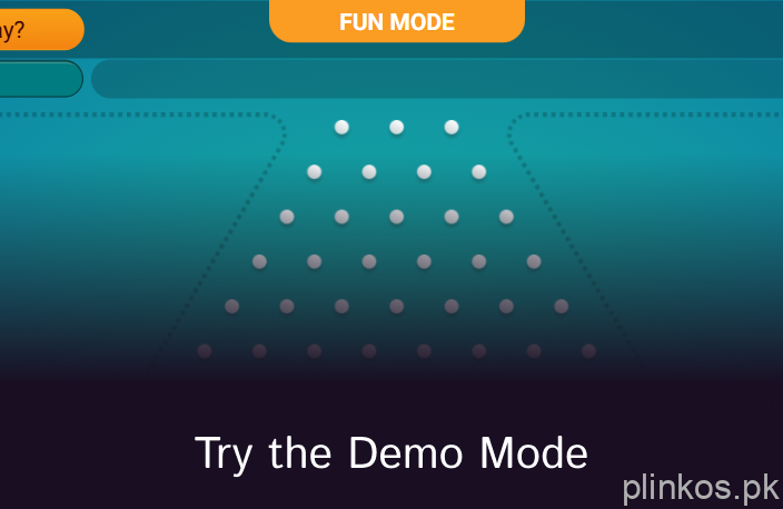 Try Playing Demo by selecting this mode before real money mode - Plinko by Spribe